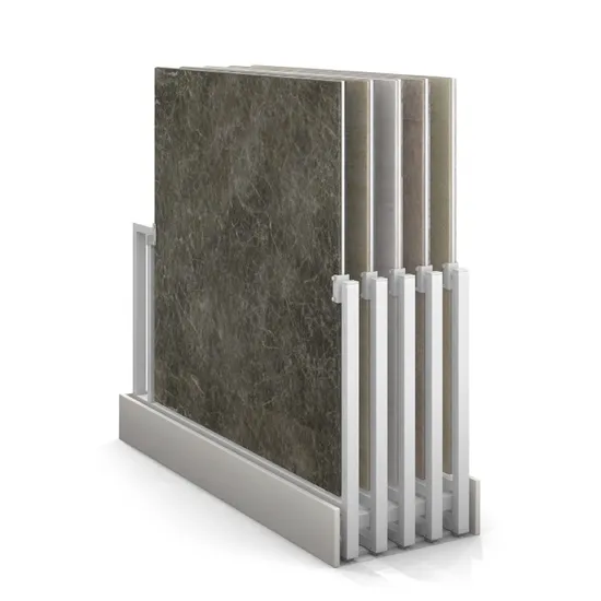 Floor Tile/Countertop/Table Top Granite Display Rack/Granite Wine Rack/Metal Display Rack for Marble/Granite/Stone/Mosaic Tile