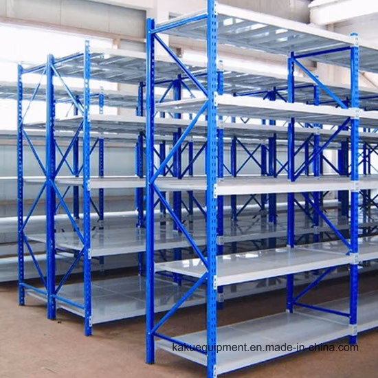 Industrial Warehouse Storage Steel Long Span Rack with Medium Duty Shelf