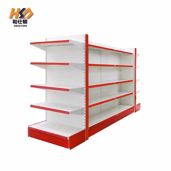 창고용 강철 프레임을 갖춘 견고한 슈퍼마켓 선반