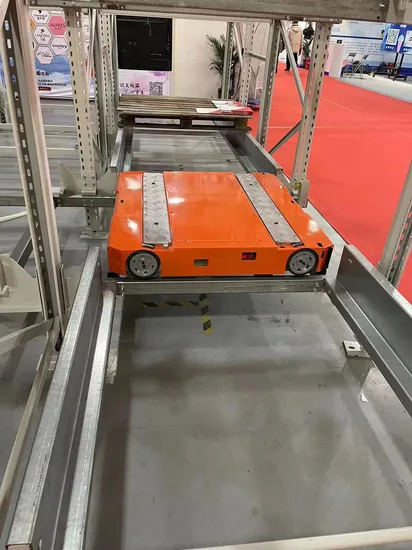 Stahllager-Auto-Shuttle-Radio-Regal, Palettenregal을 강화함