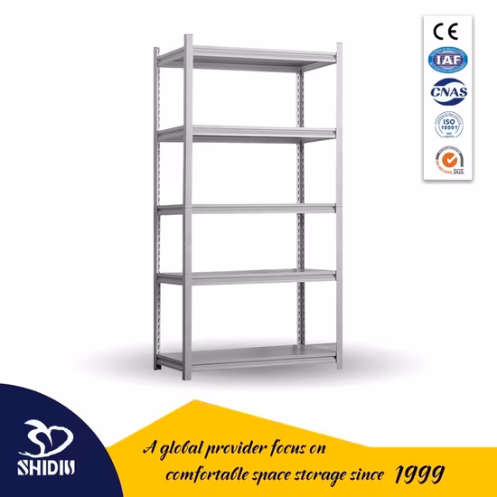 높은 수납선반, 다단선반, 화이트 메탈선반